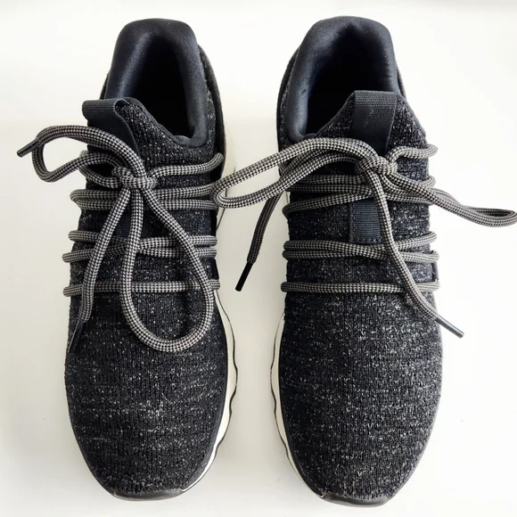 Sorel Kinetic Lace Sneakers, Cool Modern Streetwear, Black & White Size 7.5 - Picture 15 of 16